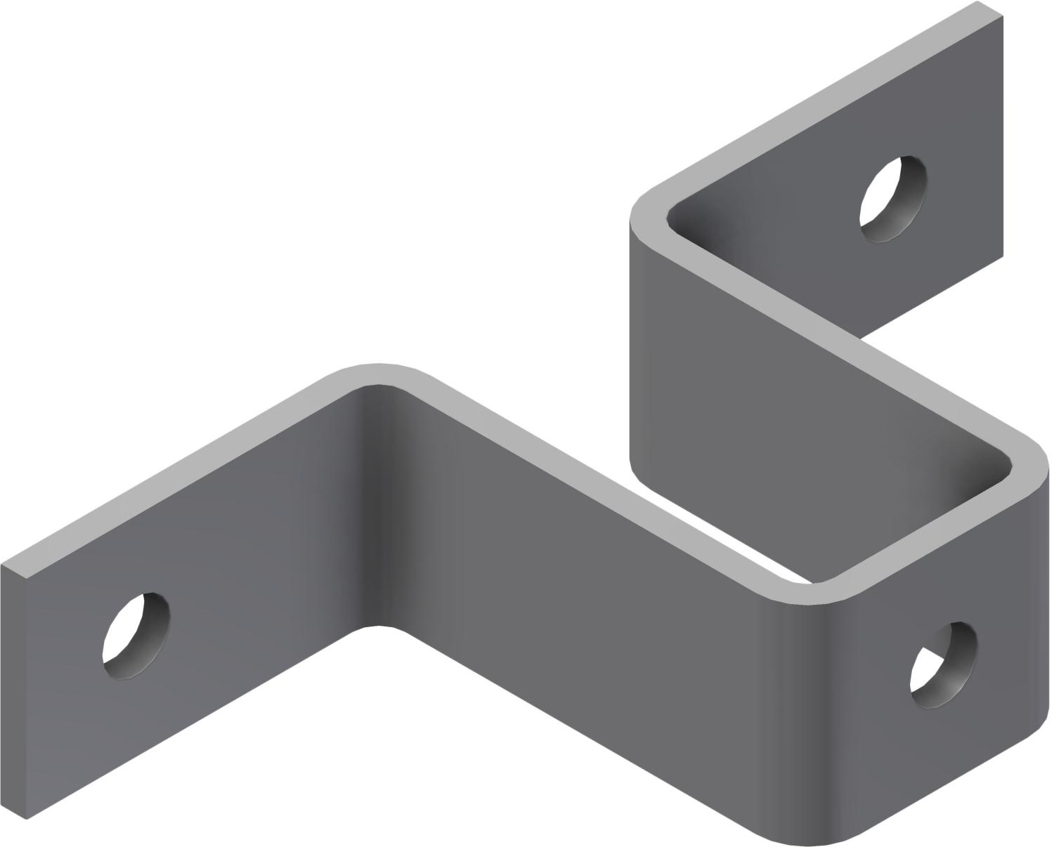 Øglænd System UNO Splice Angle, Stainless Steel