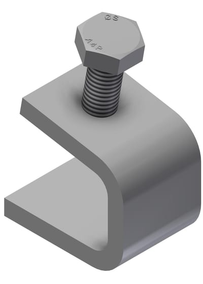Øglænd System UNO Beam Clamp, Stainless Steel