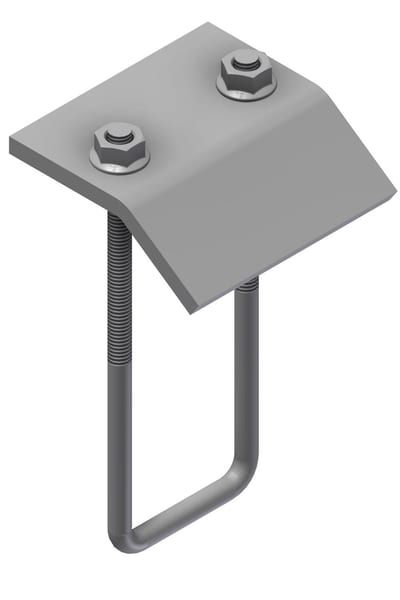 Øglænd System UNO Beam Clamp, Stainless Steel