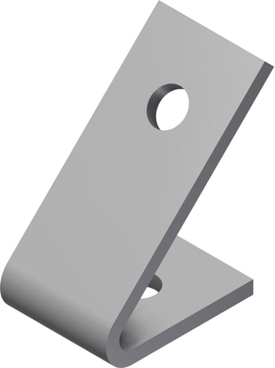 Øglænd System UNO Splice Angle, Stainless Steel