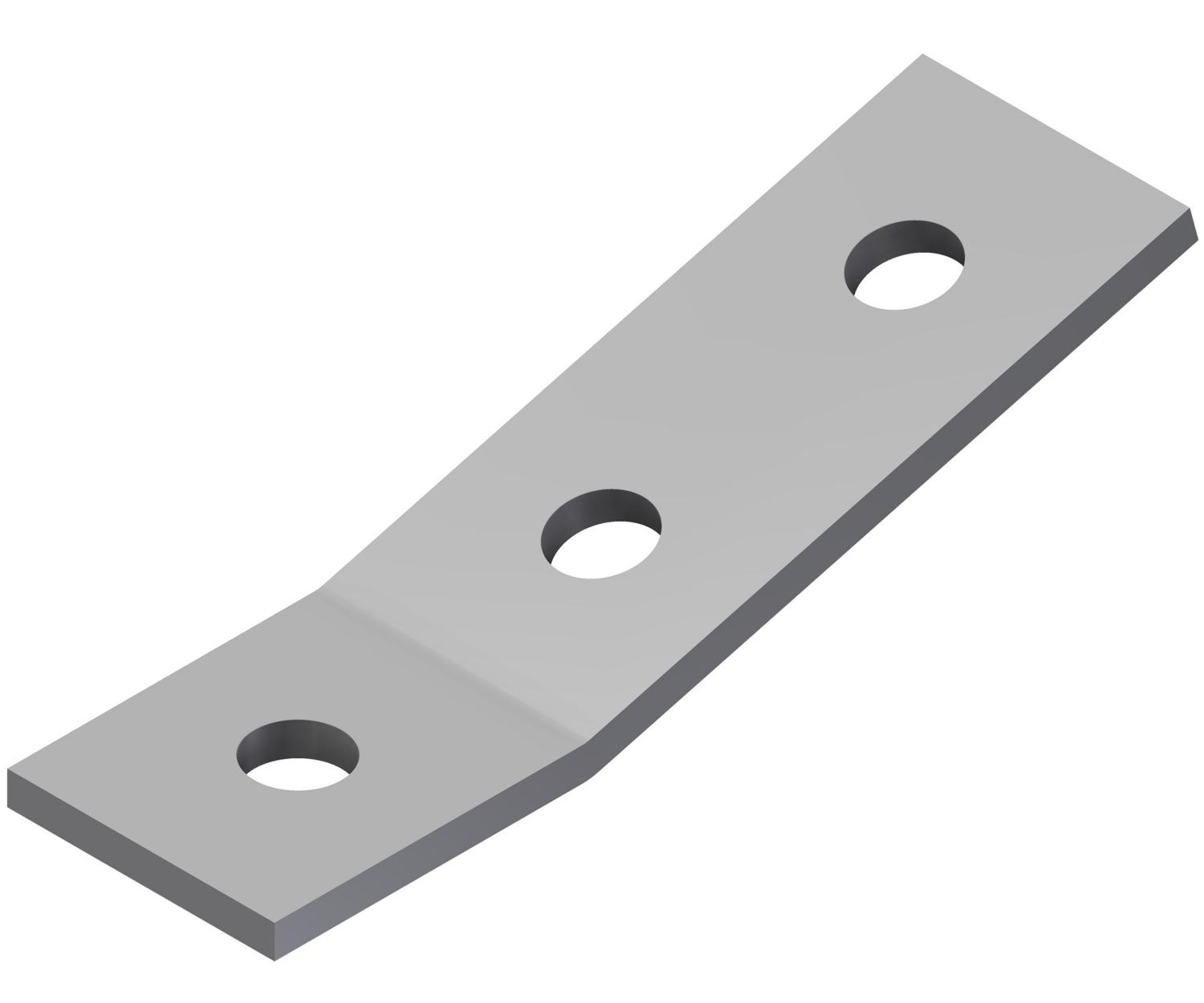 Øglænd System UNO Splice Angle, Stainless Steel