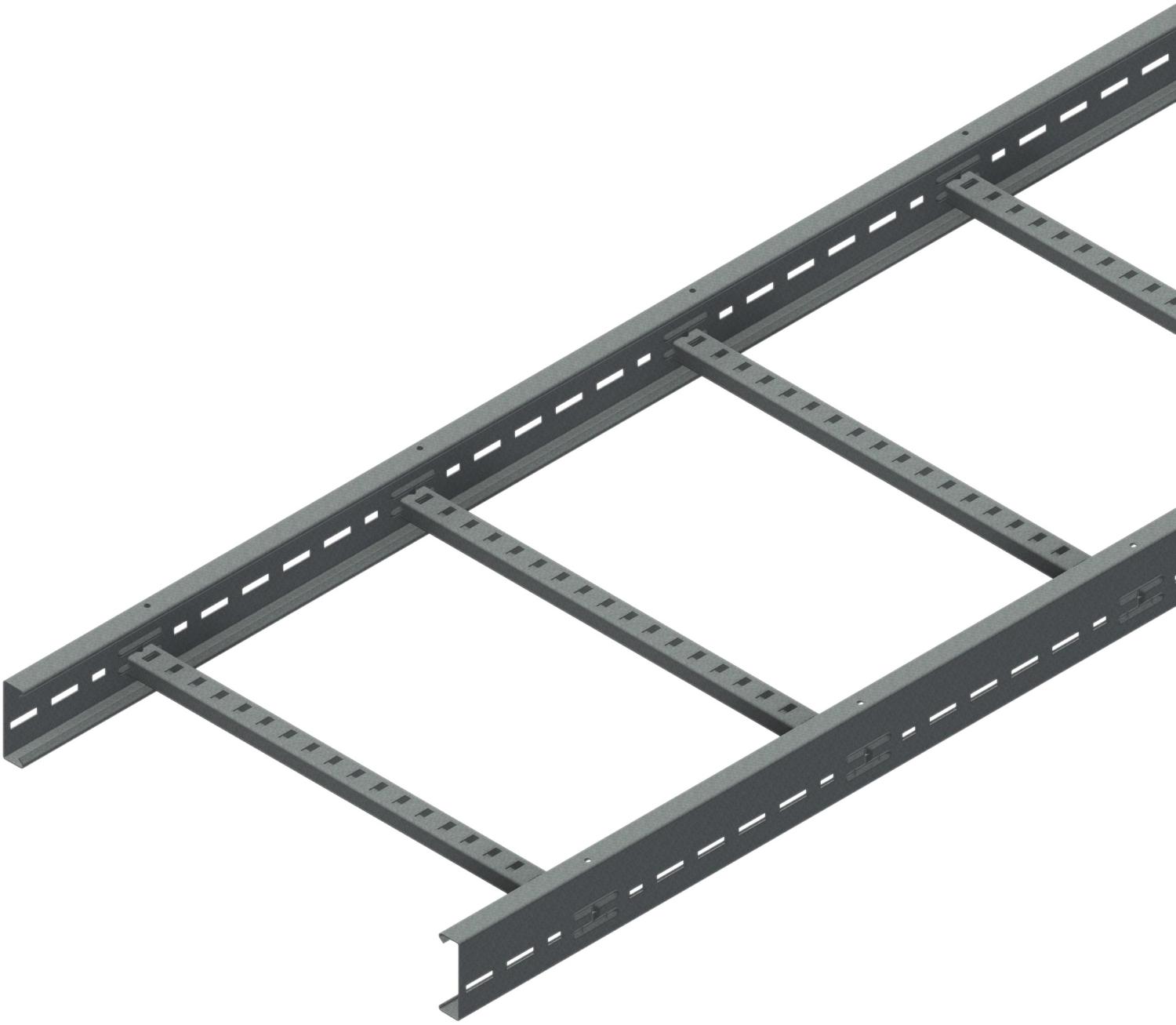 Øglænd System LOE75 Cable Ladder, 500 mm, 3 m, Hot-Dip Galvanised