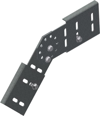 Øglænd System LOE75 Hinge, Hot-Dip Galvanised