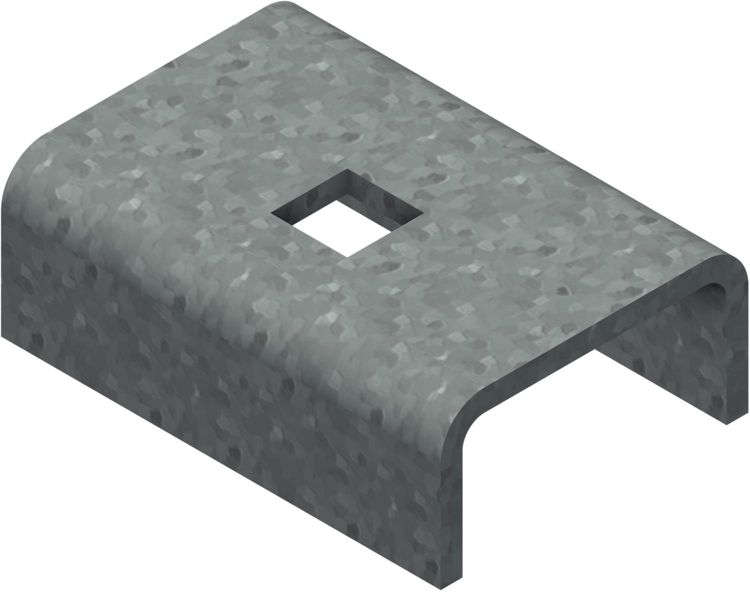 Øglænd System OE Fixing Clamp, 28 mm, M6, Hot-Dip Galvanised