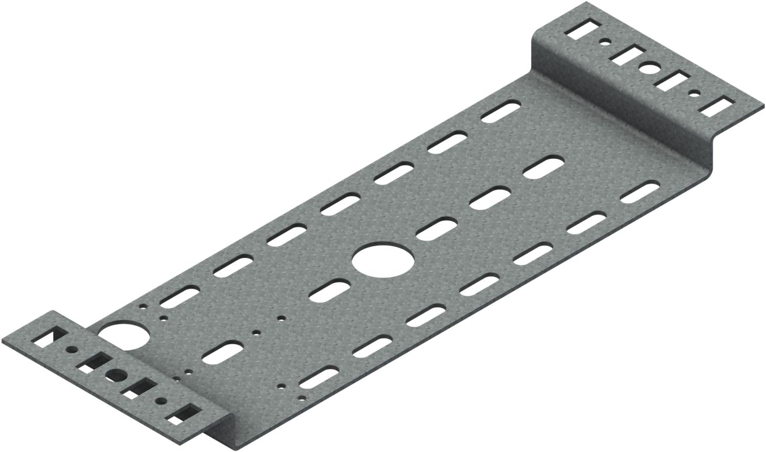 Øglænd System LOE Equipment Bracket, 328 mm, Hot-Dip Galvanised