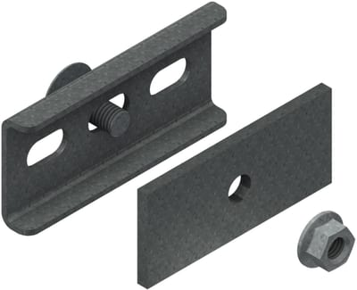Øglænd System RZE Splice Connector, Hot-Dip Galvanised