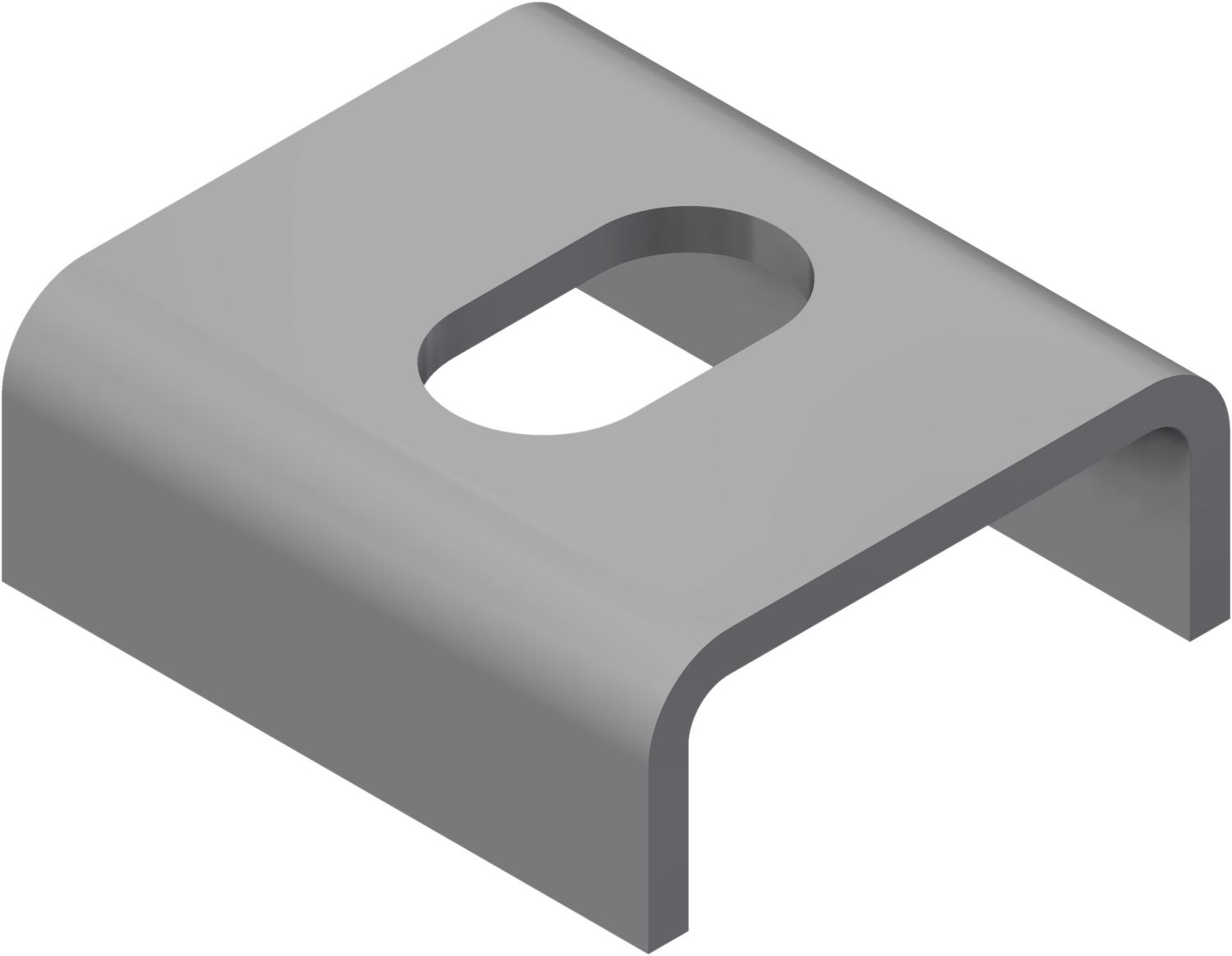 Øglænd System OE Fixing Clamp, 36 mm, M10, Stainless Steel