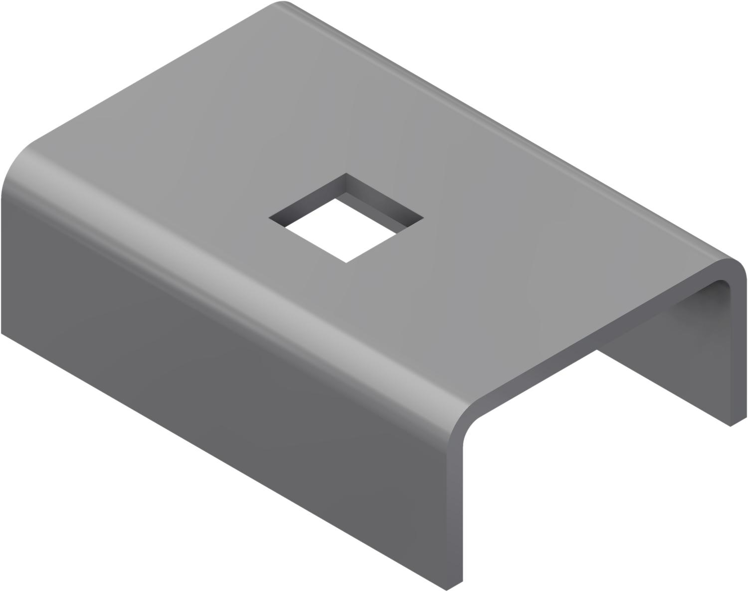 Øglænd System OE Fixing Clamp, 28 mm, M6, Stainless Steel