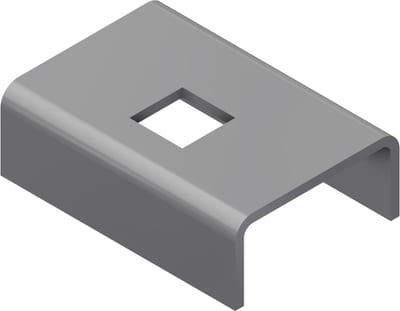 Øglænd System OE Fixing Clamp, 28 mm, M8, Stainless Steel
