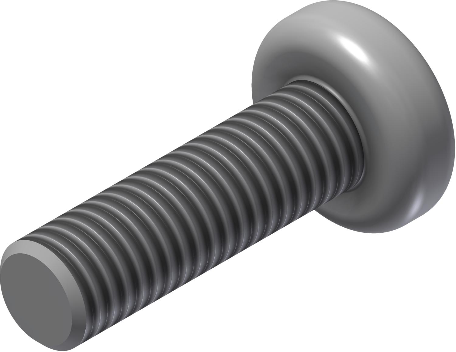 Øglænd System Pan Head Screw, M6 × 20 mm, A4 Stainless