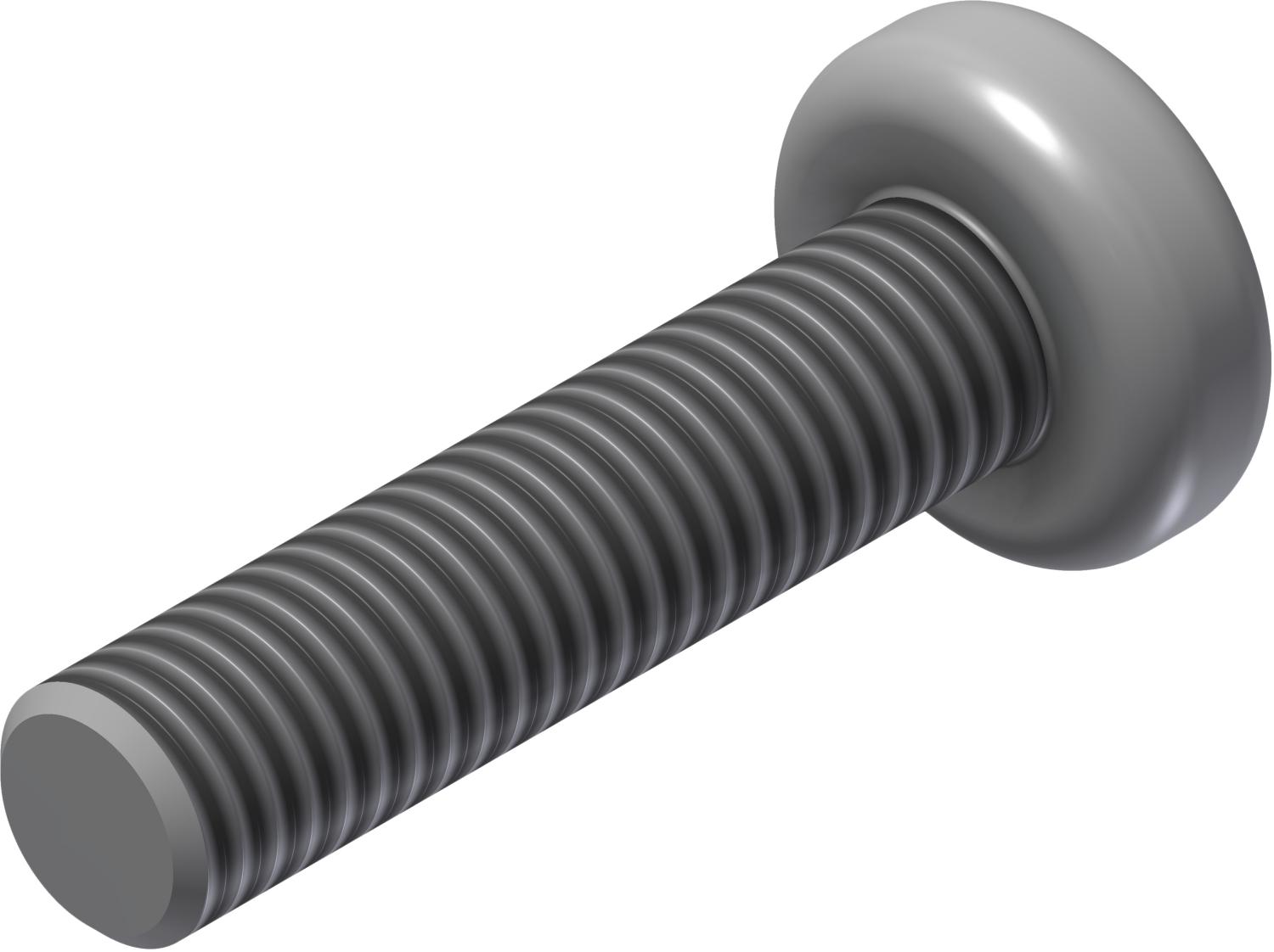 Øglænd System Pan Head Screw, M6 × 25 mm, A4 Stainless