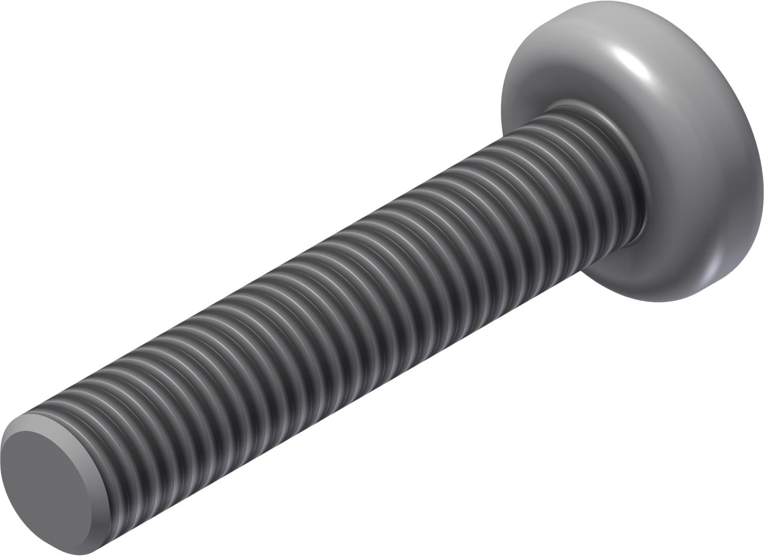 Øglænd System Pan Head Screw, M6 × 30 mm, A4 Stainless
