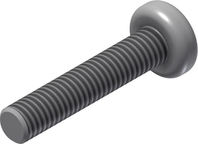 Øglænd System Pan Head Screw, M6 × 30 mm, A4 Stainless