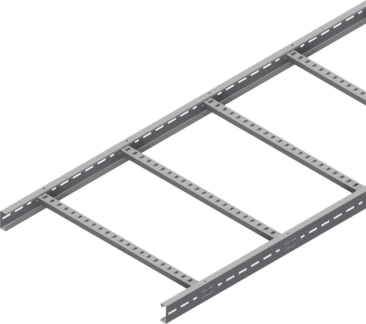 Øglænd System LOE55 Cable Ladder, 600 mm, 3 m, Stainless Steel