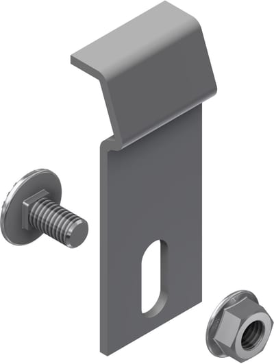 Øglænd System LOE75 Cover Clamp, Stainless Steel