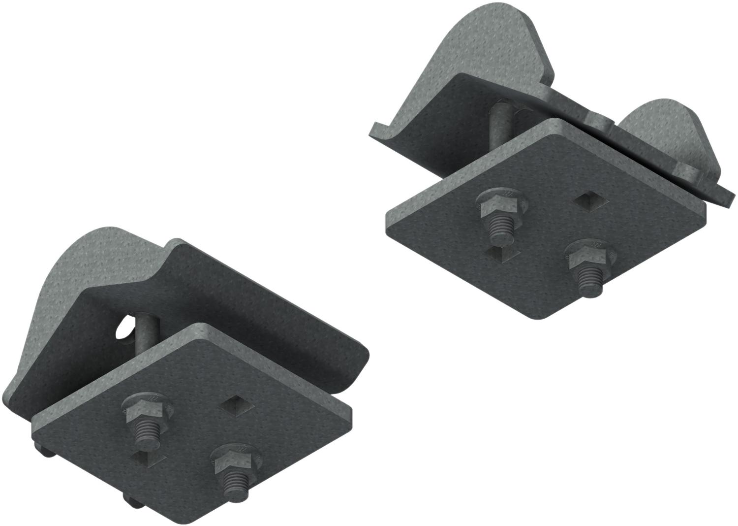Øglænd System Mekano Beam Clamp, Hot-Dip Galvanised