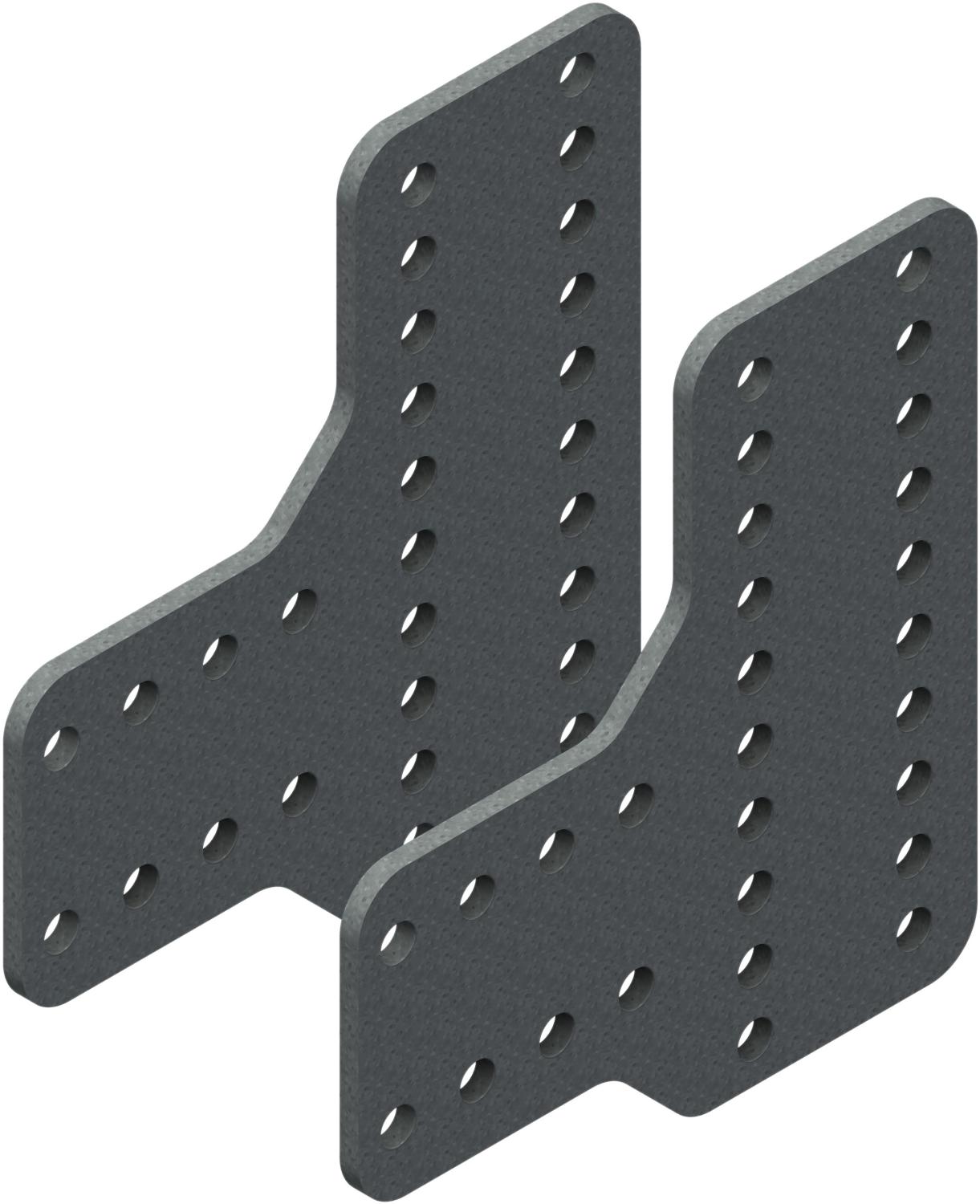 Øglænd System Mekano Splice Angle, Hot-Dip Galvanised
