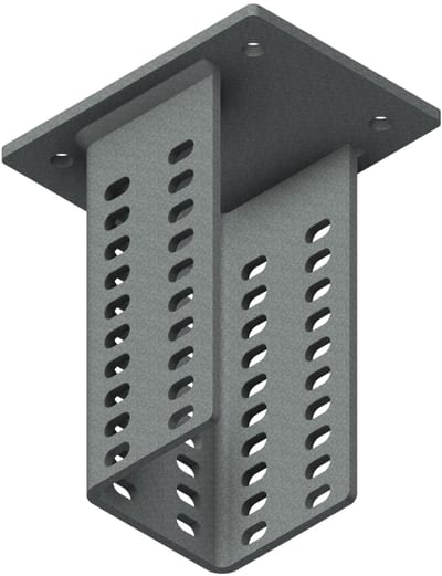 Øglænd System Mekano Starter Bracket, Hot-Dip Galvanised