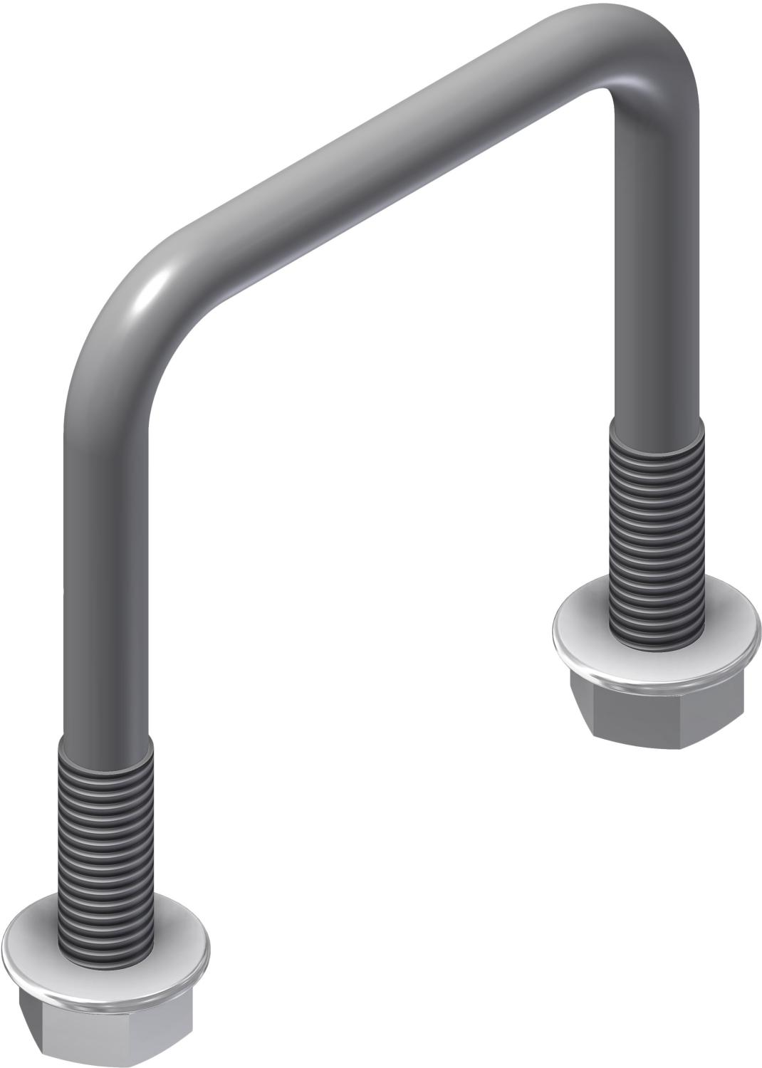 Øglænd System U-Bolt, M8, A4 Stainless