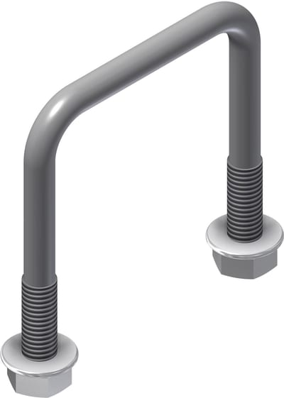 Øglænd System U-Bolt, M8, A4 Stainless