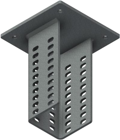 Øglænd System Mekano Starter Bracket, Hot-Dip Galvanised