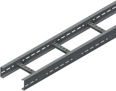 Øglænd System LOE75 Cable Ladder, 200 mm, 3 m, Hot-Dip Galvanised
