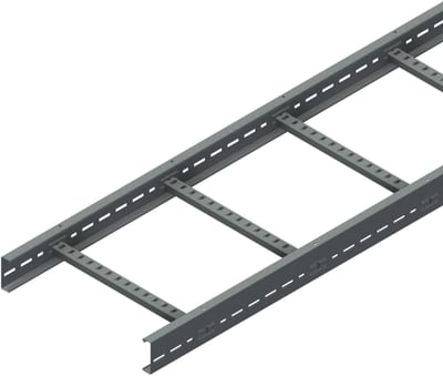 Øglænd System LOE75 Cable Ladder, 400 mm, 3 m, Hot-Dip Galvanised