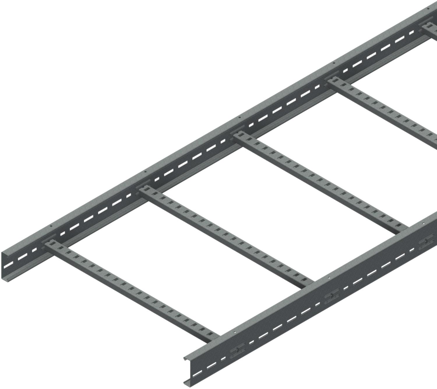 Øglænd System LOE75 Cable Ladder, 600 mm, 3 m, Hot-Dip Galvanised