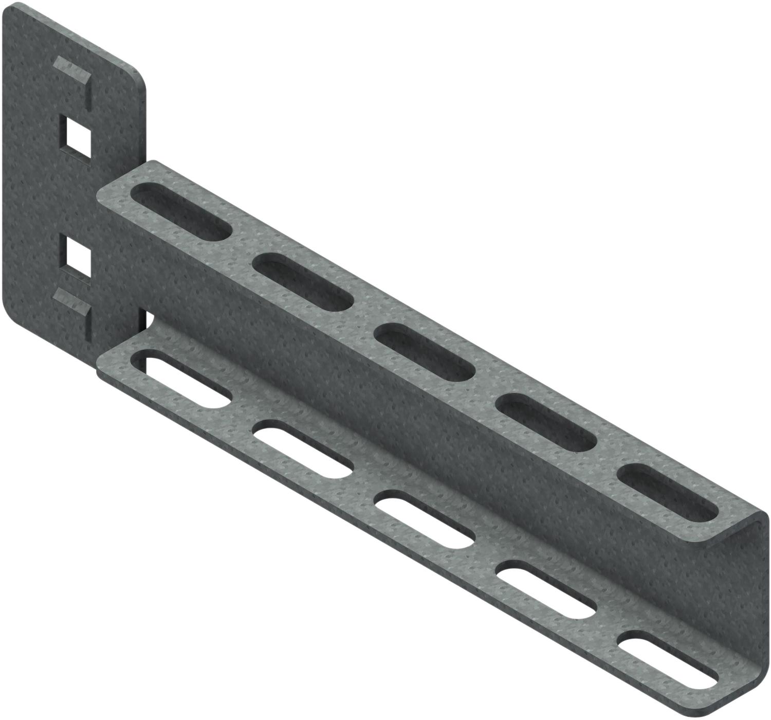 Øglænd System Mekano Cantilever Arm, 200 mm, Pre-Galvanised