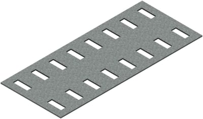 Øglænd System SPB Splice Plate, Hot-Dip Galvanised