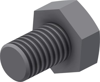 Øglænd System Hexagon Bolt, M8 × 12 mm, A4 Stainless