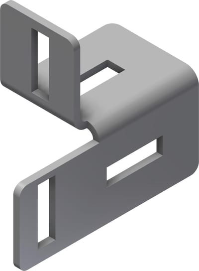 Øglænd System Mekano Splice Angle, Stainless Steel