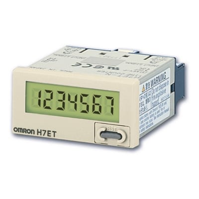 Omron H7ET counter, screw terminals