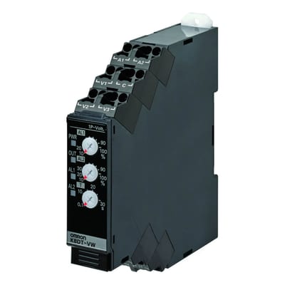 Omron K8DT-VW 1-Phase motor protection relay, push-in terminals