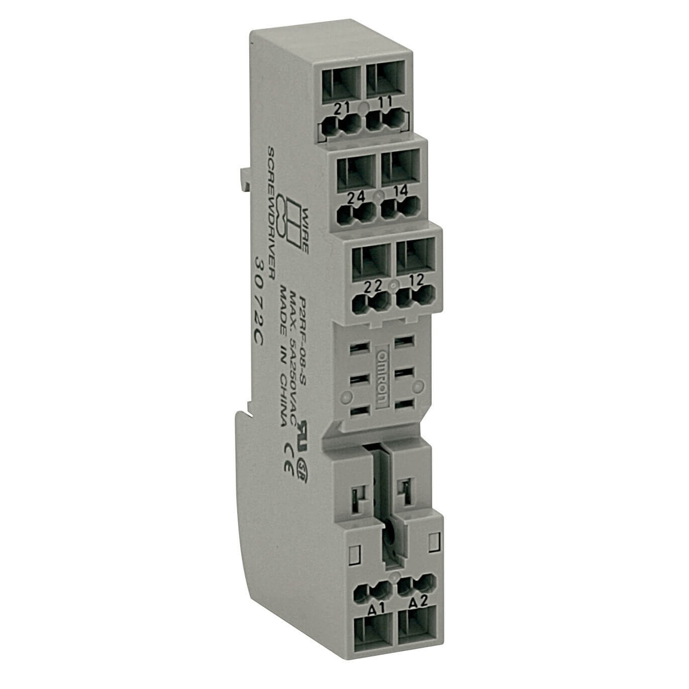 Omron P2RF relay socket, for G2R-2-S (P2RF-08-S)