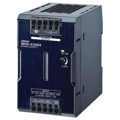 Omron S8VK-S switch-mode power supply, 120 W, 24 V DC, 5 A