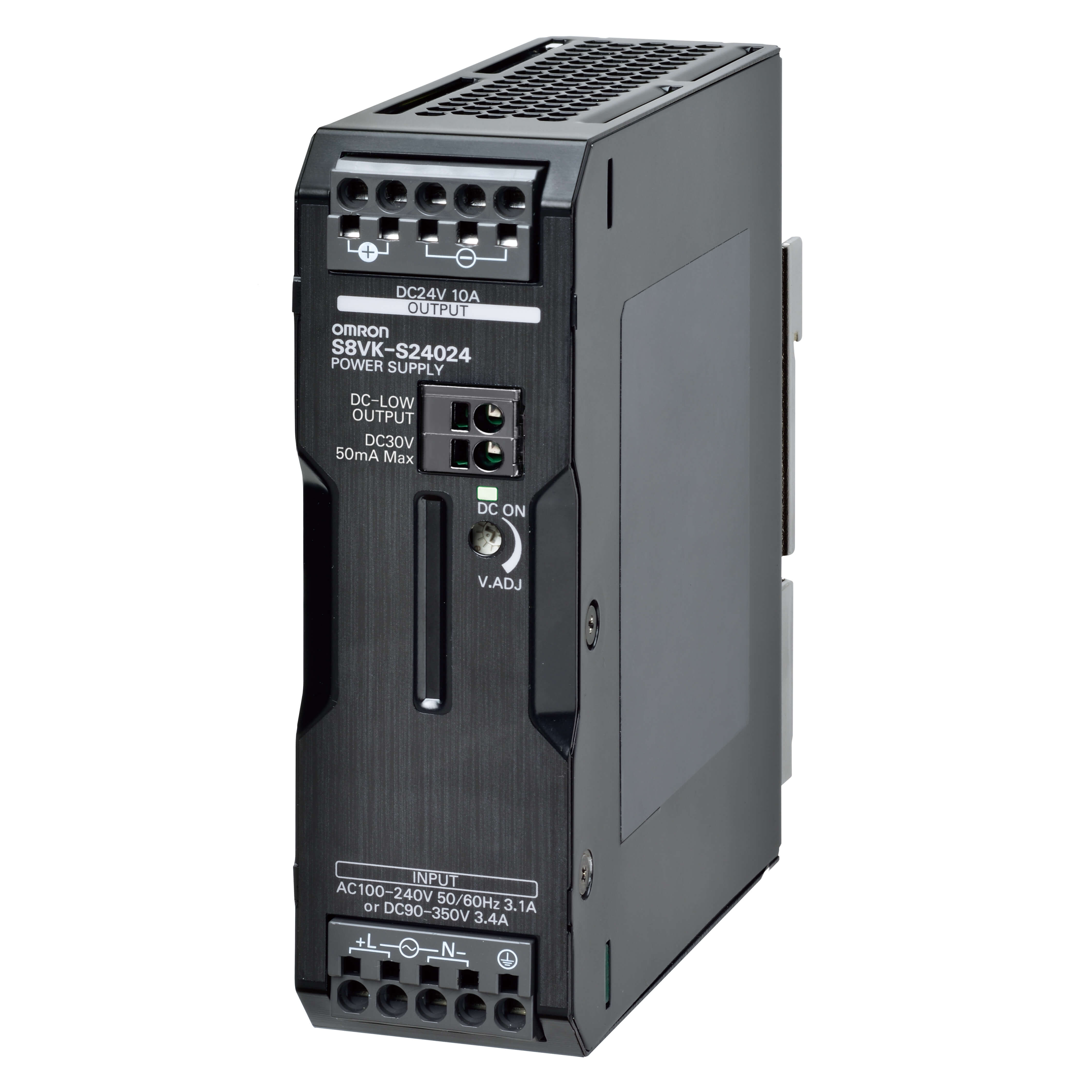 Omron S8VK-S switch-mode power supply, 240 W, 24 V DC, 10 A (S8VK-S24024)