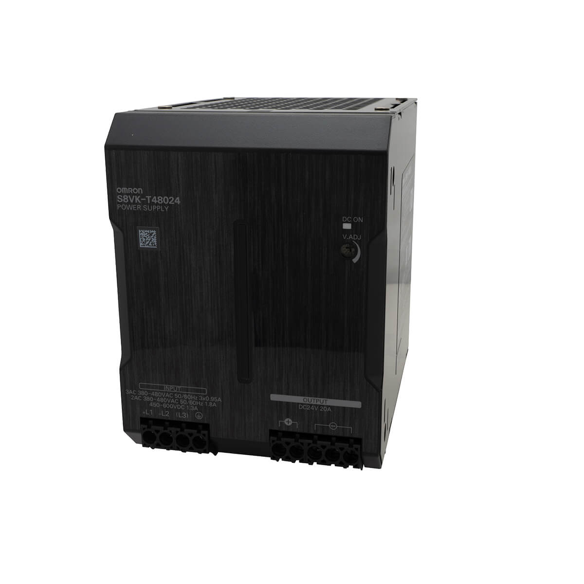 Omron S8VK-T switch-mode power supply, 480 W, 24 V DC, 20 A (S8VK-T48024)
