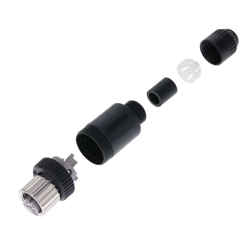 Omron M12 Connectors & Cordsets, 4-Pin (XS2C-D4S1)
