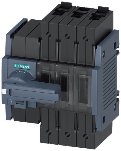 Siemens SENTRON 3KD Switch-Disconnector 3KD1632-2ME10-0, 16 A, 3-Pole, Front Operated Left, with Rotary Handle