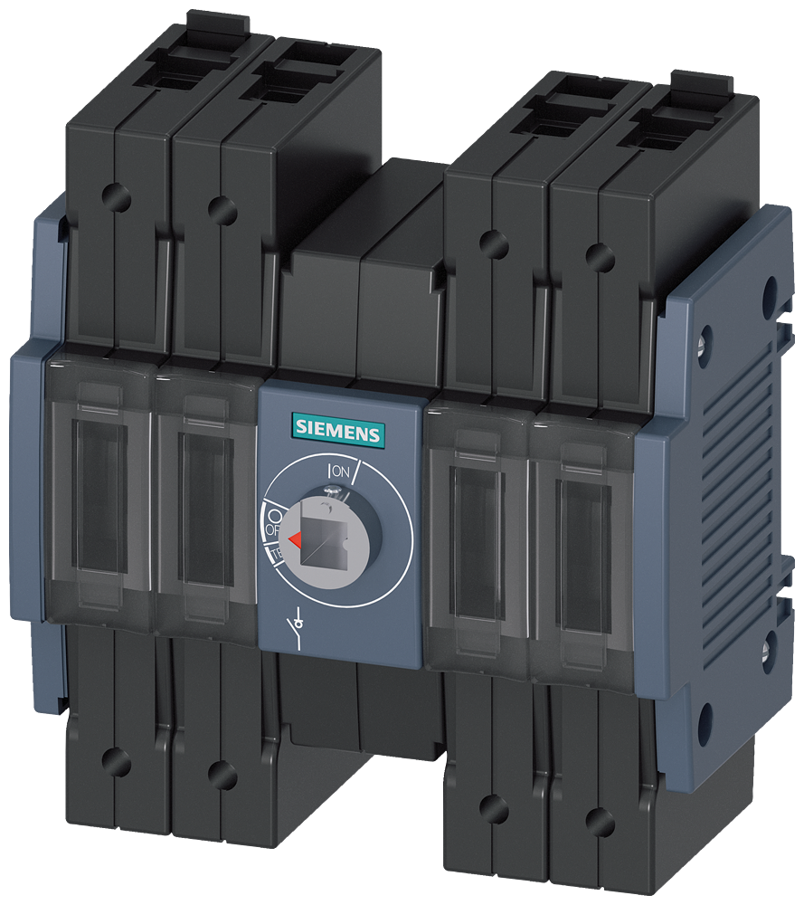 Siemens SENTRON 3KD Switch-Disconnector 3KD2240-2ME20-0, 32 A, 4-Pole, Front Operated Centre, with Rotary Handle