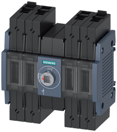 Siemens SENTRON 3KD Switch-Disconnector 3KD2640-2ME20-0, 63 A, 4-Pole, Front Operated Centre, with Rotary Handle