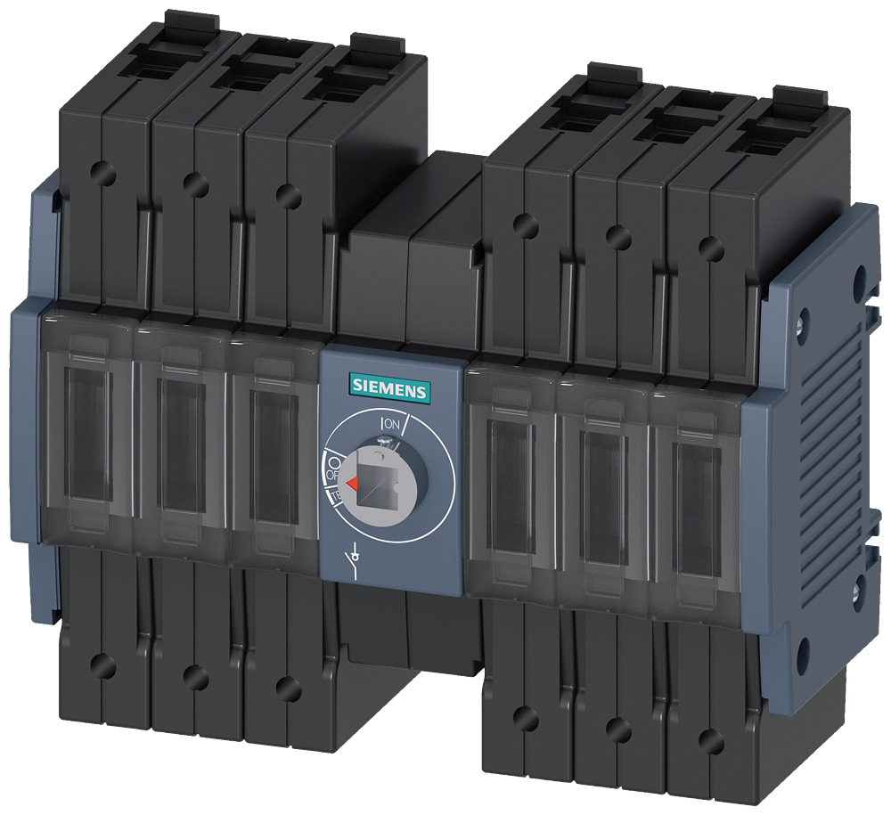Siemens Load-break switch 63A,size 1, frame terminal for cable,6-Pole,1200VDC