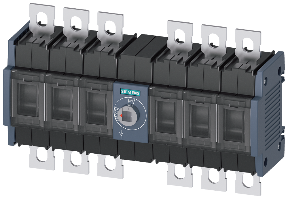 Siemens Load-break switch 80A,size 2,6-Pole,1200VDC