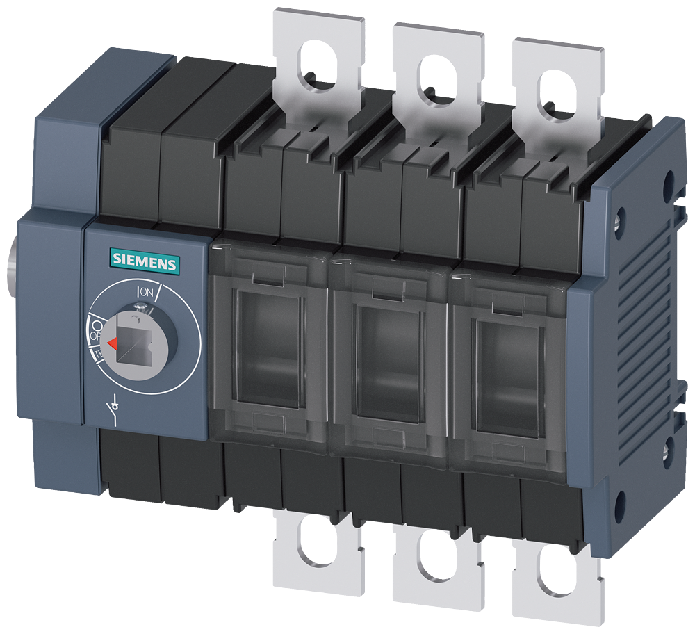 Siemens Load-break switch 100A,size 2,3-Pole,operation side left-hand,bolt