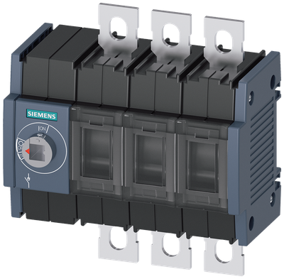 Siemens SENTRON 3KD Switch-Disconnector 3KD3230-0NE10-0, 125 A, 3-Pole, Front Operated Left, without Rotary Handle