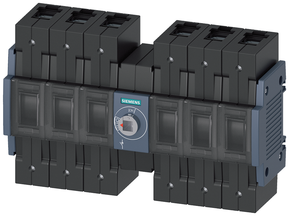 Siemens Load-break switch 125A,size 2, frame terminal for cable,6-Pole,1200VDC