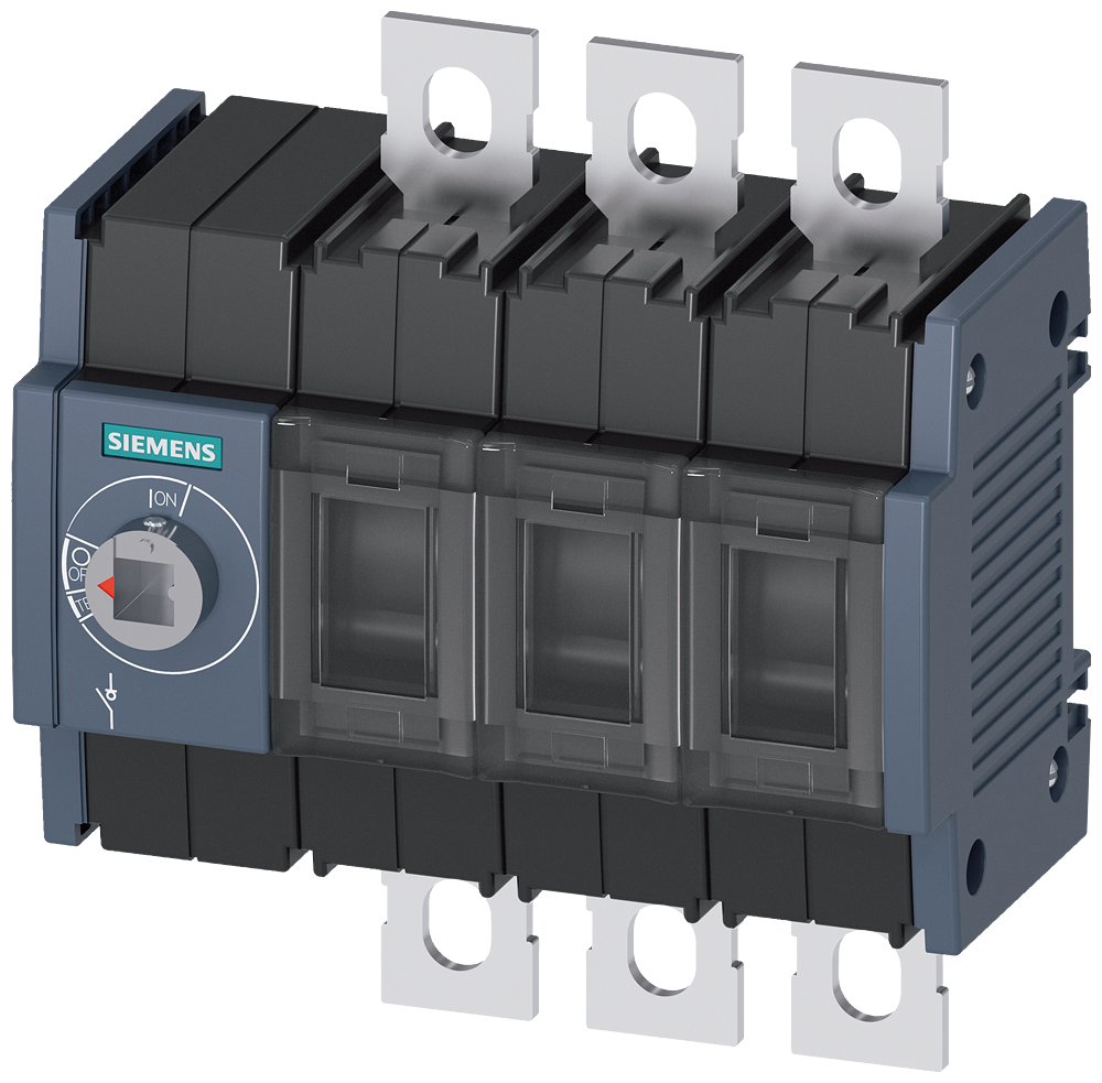 Siemens SENTRON 3KD Switch-Disconnector 3KD3430-0NE10-0, 160 A, 3-Pole, Front Operated Left, without Rotary Handle