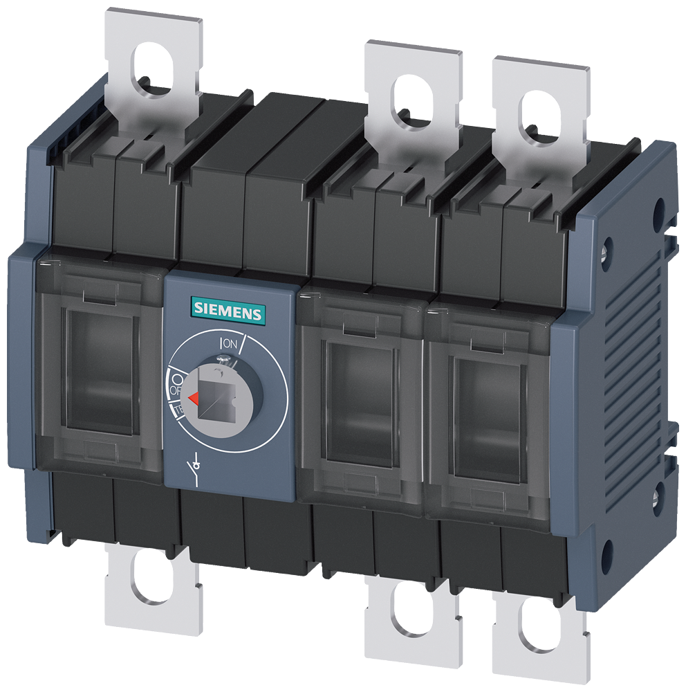Siemens SENTRON 3KD Switch-Disconnector 3KD3630-0NE20-0, 200 A, 3-Pole, Front Operated Centre, without Rotary Handle