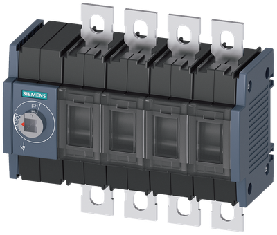 Siemens SENTRON 3KD Switch-Disconnector 3KD3640-0NE10-0, 200 A, 4-Pole, Front Operated Left, without Rotary Handle